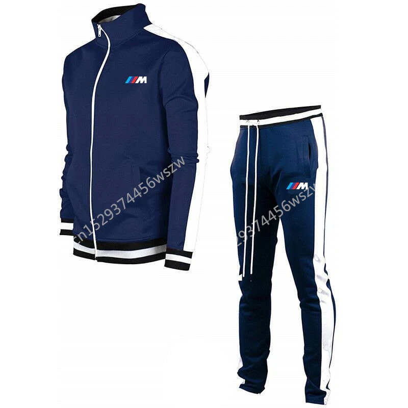 Спортивный костюм с капюшоном для мужчин 2020 спортивный смайлика bmw куртка + штаны