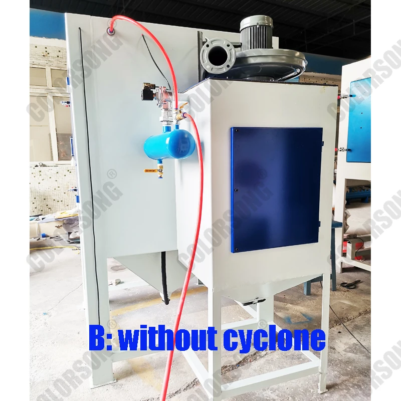 Dry sand blaster sandblasting booth metal rust remove blasting cabinet High Efficiency Sand Blasting Cabinet |