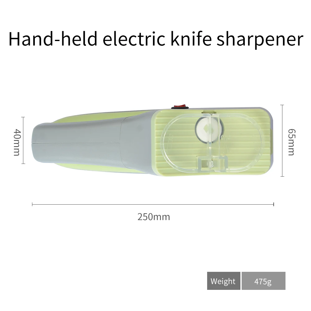 

Professional Electric Kitchen Knife Sharpener Hand-Held Sharpening Stone Tool for Knives Scissor Accessory Household Gadgets New