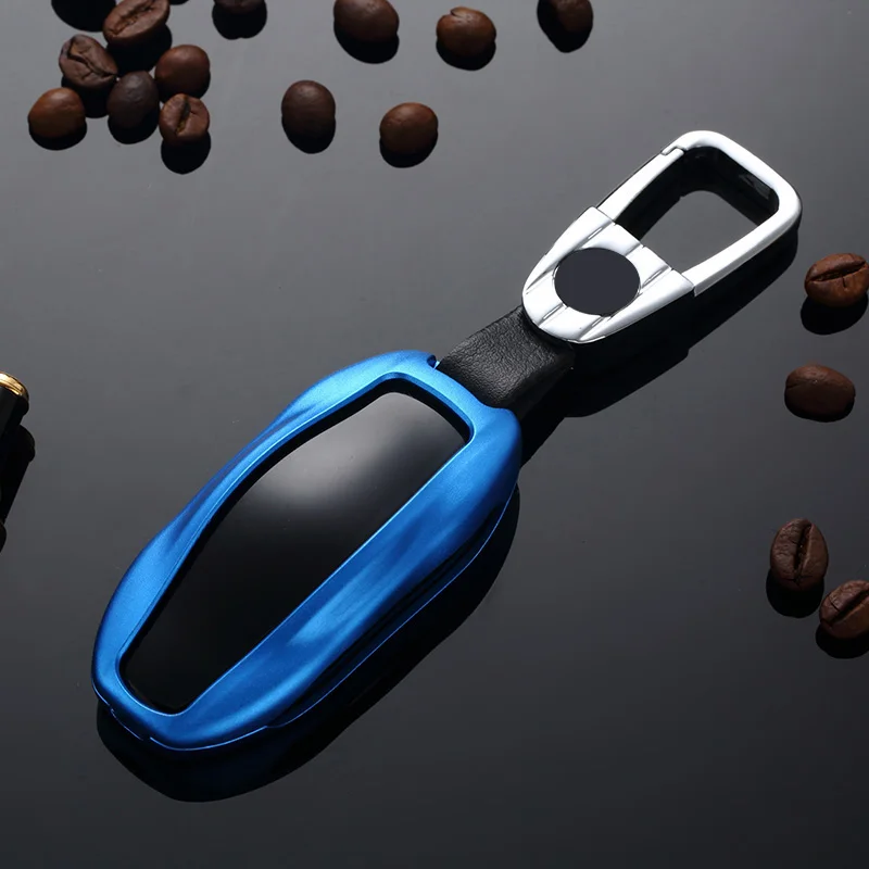 

Чехол для автомобильного ключа Tesla ModelX модели 3, пульт дистанционного управления, защитный чехол, декоративная пряжка для сумки