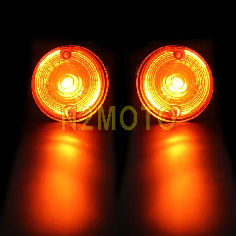 4 шт. мотоцикл 12V образным вырезом спереди и Поворотники задние фонари янтарного
