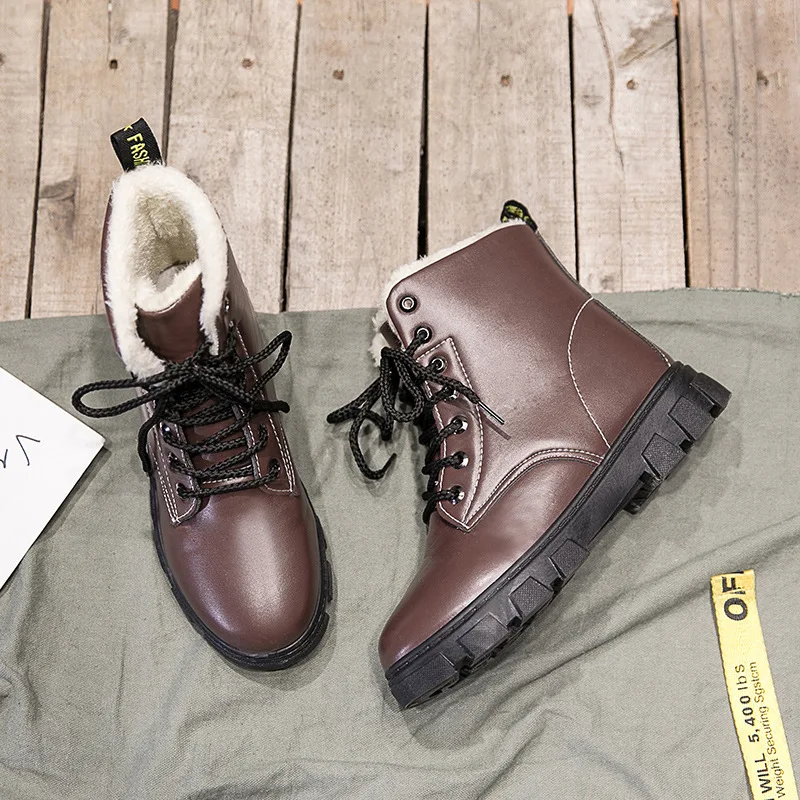 

Timalina Winter Shoes Woman Warm Snow Boots Women Round Toe Ladies Ankle Boots Outdoor Thick Bottom Fur Boots Female Booties