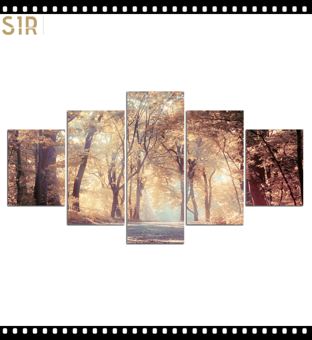 

Scenery Decorations for The Five - Part Poster Living Room Decoration Room Decor Anime Decor Wall Paintings Home Decor Wall Art