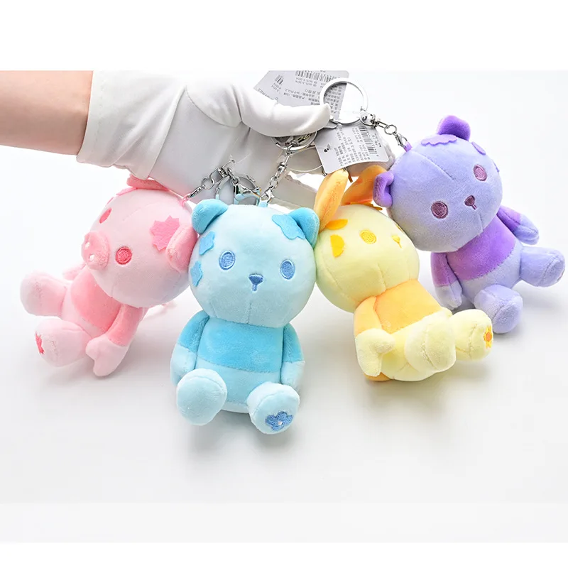 fashione New cute Cartoon Hug bear rabbit pig keychain Boutique bag decorate pandent soft sweet birthday christmase gift