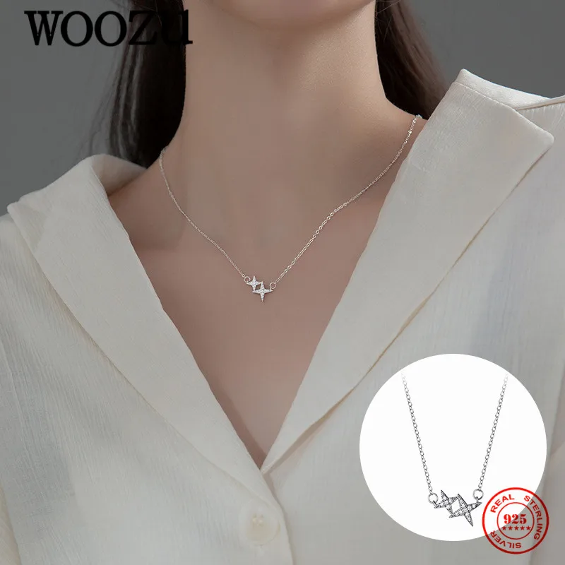 

Ожерелье женское из серебра 925 пробы с фианитами