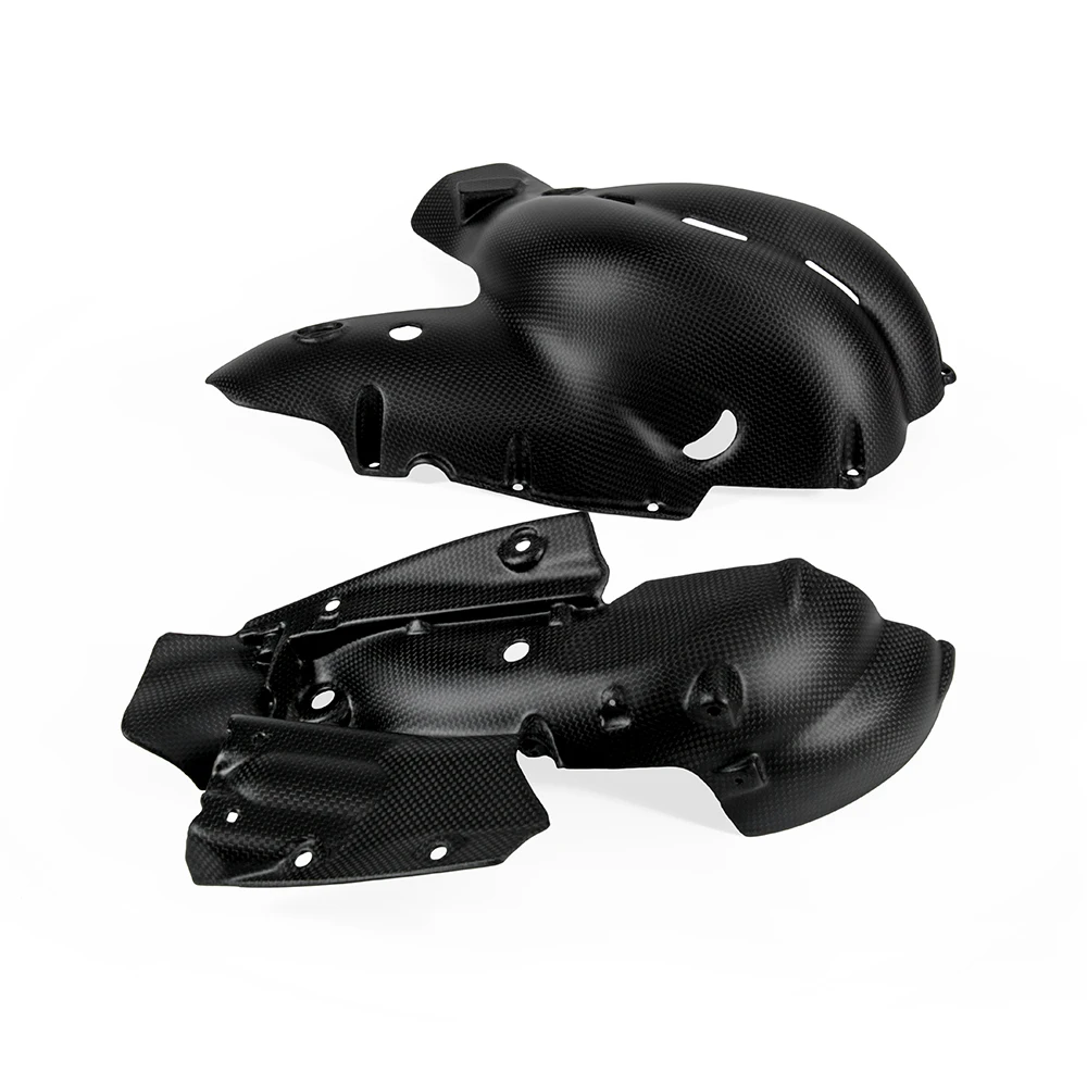 100% обтекатель из углеродного волокна тепловой щит капот защита блеск/матовый