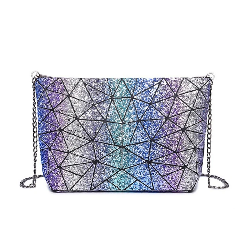 Женская сумка мессенджер WSYUTUO модная повседневная в клетку с геометрическим