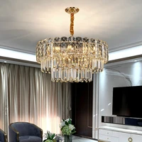 light luxury crystal chandelier post modern living room lamp simple atmosphere high end restaurant bedroom crystal chandelier