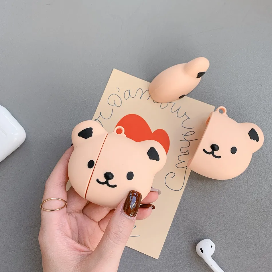 Милый чехол для AirPods С КАКТУСОМ из мультфильма, силиконовый чехол для наушников s для Apple Air pods 2, чехол для Earpods с бриллиантовым кольцом