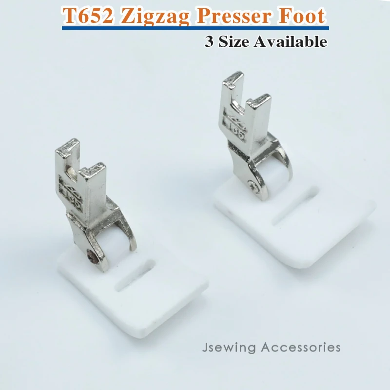 

Аксессуары для промышленных швейных машин зигзаг T652, аксессуары Singer 20U, 9 мм, 12 мм, 15 мм, пластиковые ножки