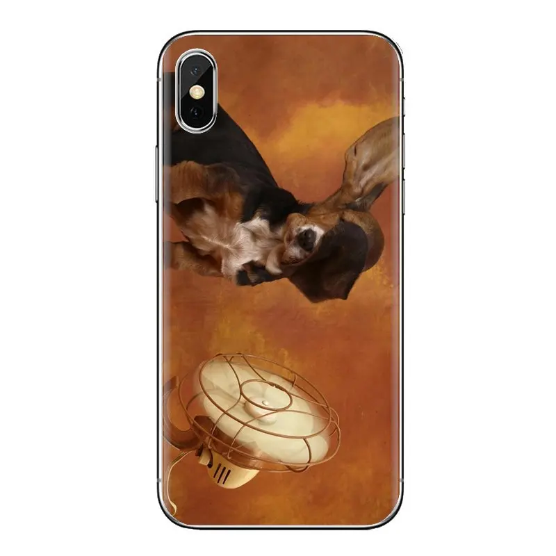 For Huawei Honor 7X V10 6C V9 6A Play 9 Mate 10 Pro Y7 Y5 P8 P10 Lite Plus GR5 2017 Basset Hound dog art portraits Silicone Case |