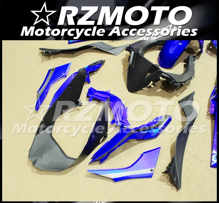

Injection Mold New ABS Motorcycle Fairings Kit Fit for Kawasaki Ninja300 EX300 2013-2017 EX300R 13 14 15 16 17 Blue Silver Black