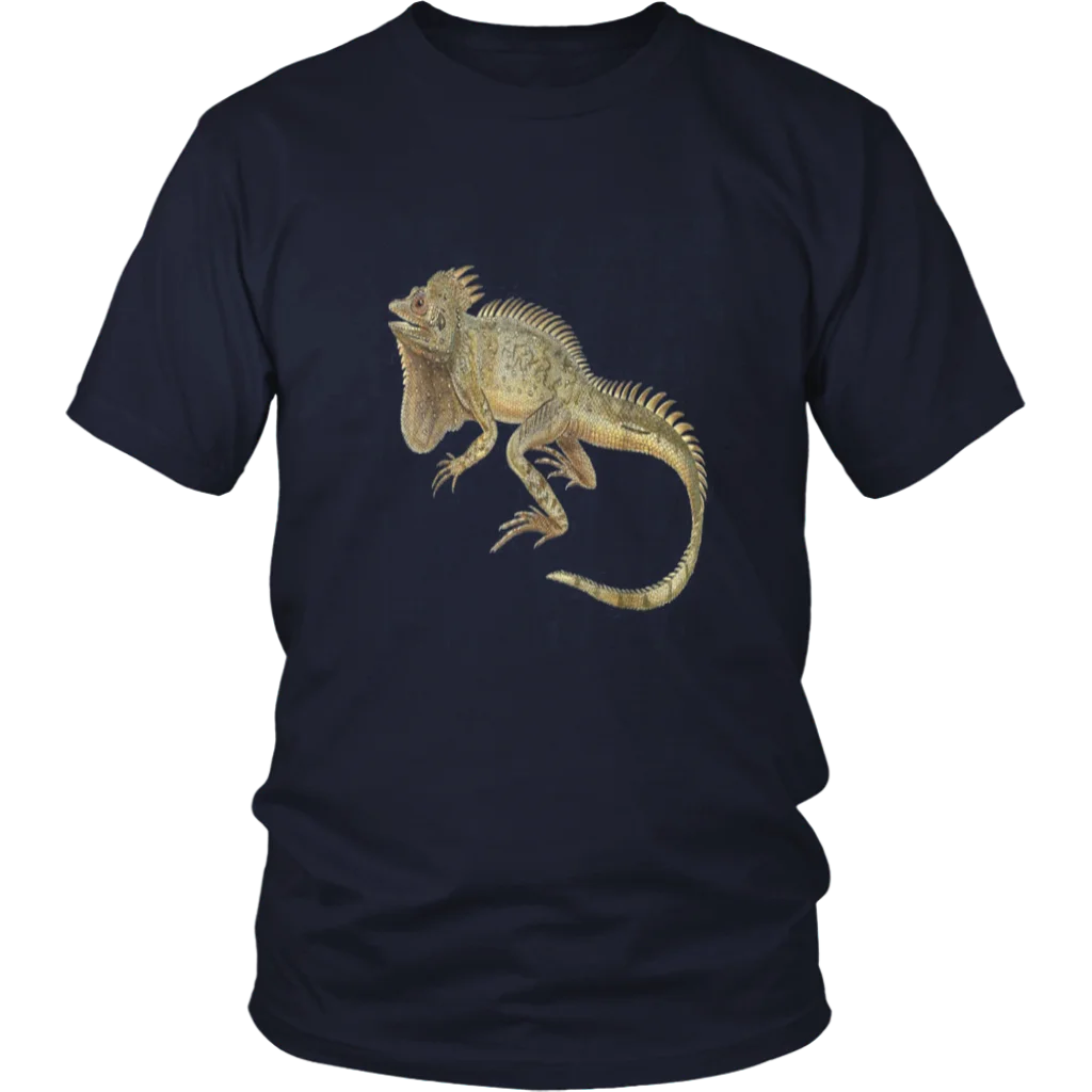 Игуана футболка тропическая ящерица винтажная художественная безрукавка в