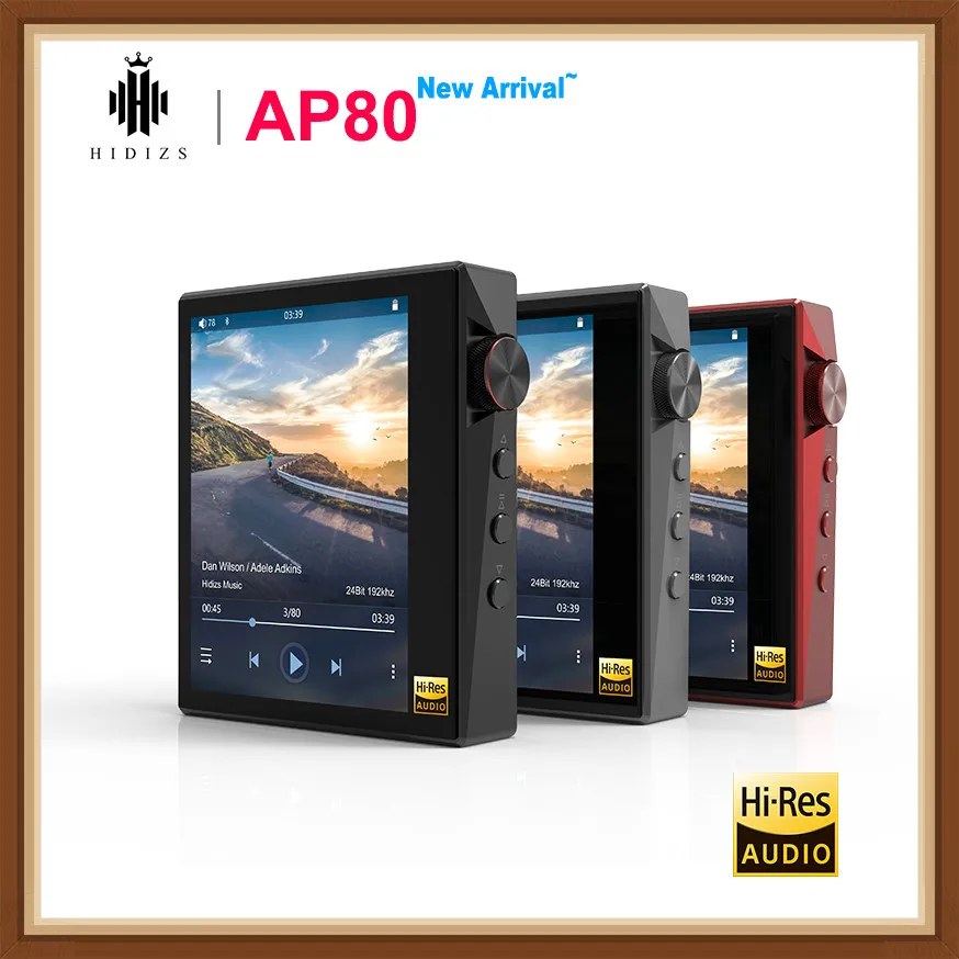Hi-Fi плеер Hidizs AP80 с Bluetooth для музыки высокого разрешения ЦАП LDAC USB DSD 64/128 FM HibyLink FALC DAP |