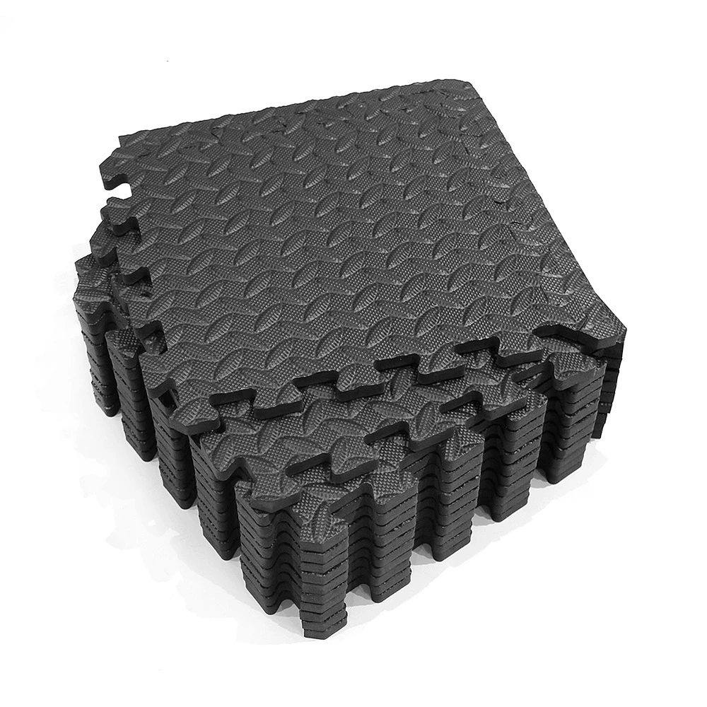 

30*30*1.5cm Black EVA Baby Play Mats Foam Mat Shock Absorbing Waterproof Comfortable Home Flooring Mats Kids Carpet Climbing Pad