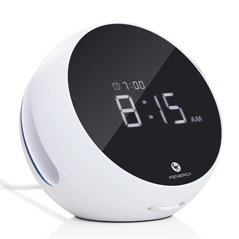 Vogek 10 Вт Беспроводное зарядное устройство электронные часы будильник мобильный телефон Быстрая зарядка Беспроводная зарядка для huawei samsung