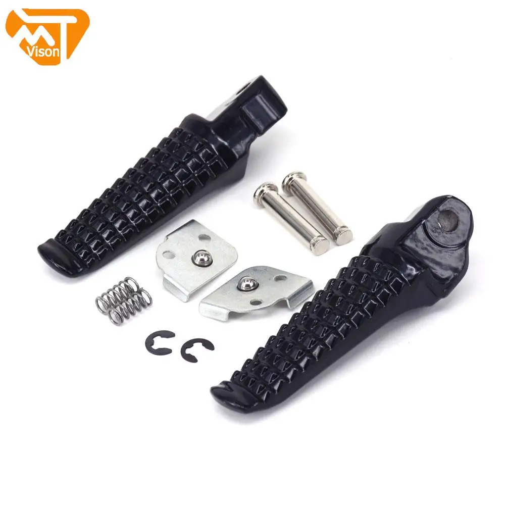 

Motorcycle Foot Pegs Rest Footrest Pedals For SUZUKI GSX-R 600 1996-2005 GSX-R 750 2000 GSX-R 1000 2001-2004