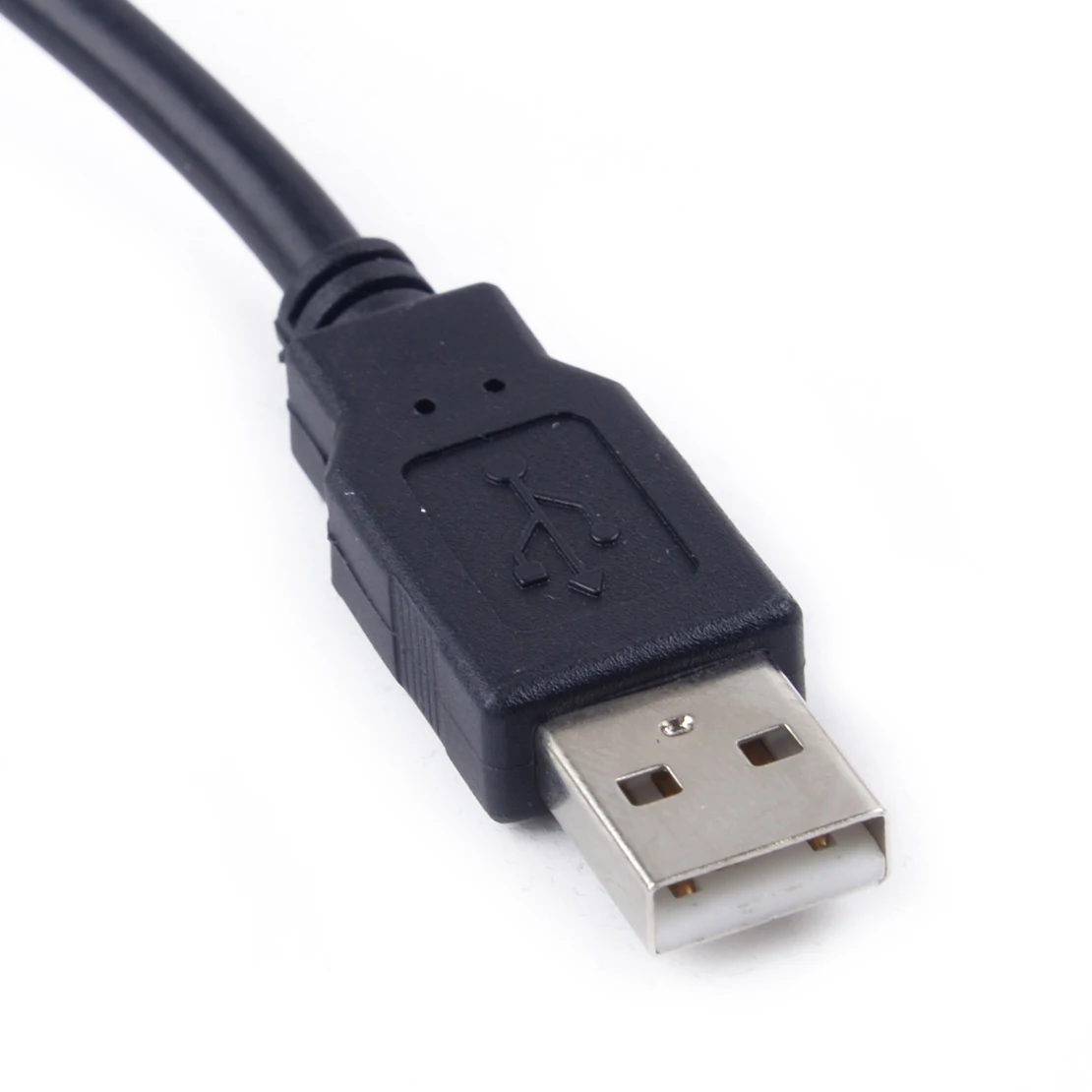 Черный 16 Pin OBD2 USB зарядное устройство адаптер разъем интерфейс кабель