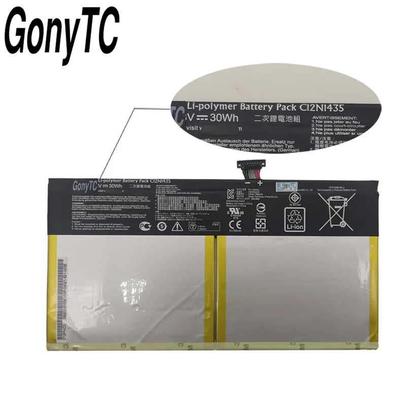 Новый оригинальный аккумулятор GONYTC C12N1435 для ноутбука ASUS T100HA FU006T 10 1 дюйма