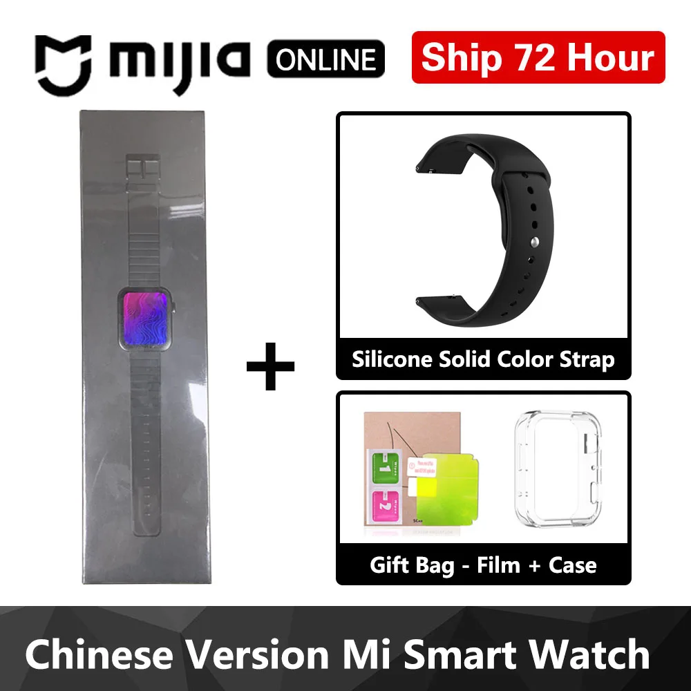 Новые смарт-часы Xiaomi, gps, NFC, wifi, ESIM, браслет для телефонных звонков, наручные часы, спортивные, Bluetooth, фитнес, пульсометр, трекер MIUI - Цвет: Black with Strap