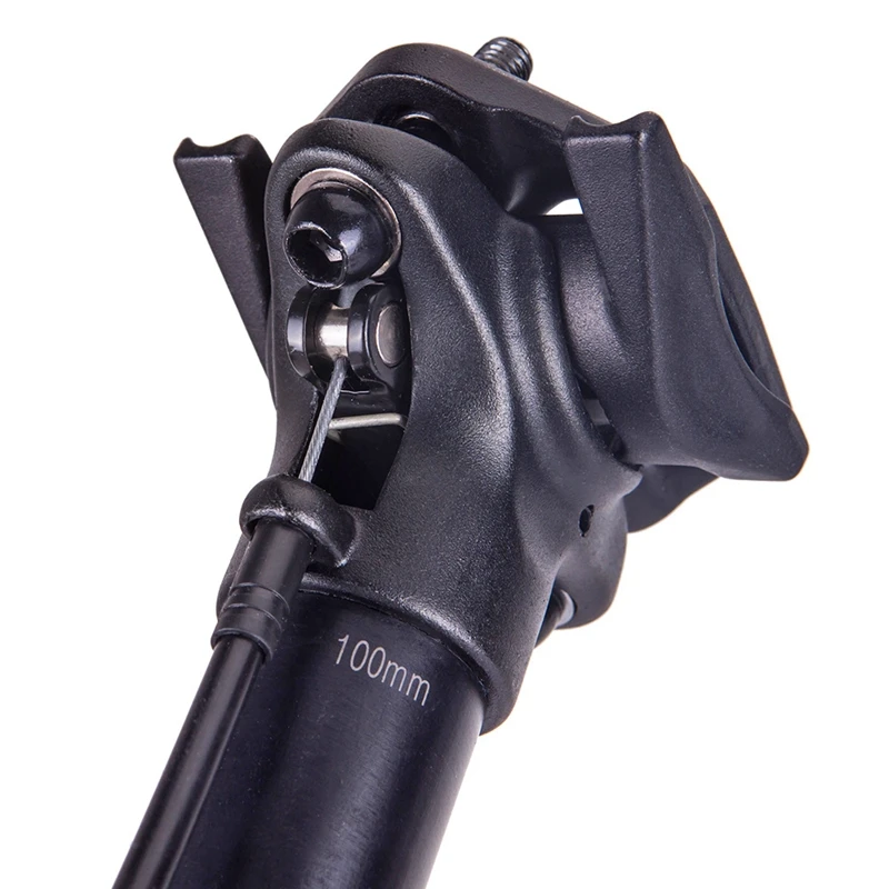 

ZTTO Mountain Bike Dropper Seatpost Adjustable Seat Post External Cable CNC Remote Lever 100mm Travel Seat Post 31.6mm