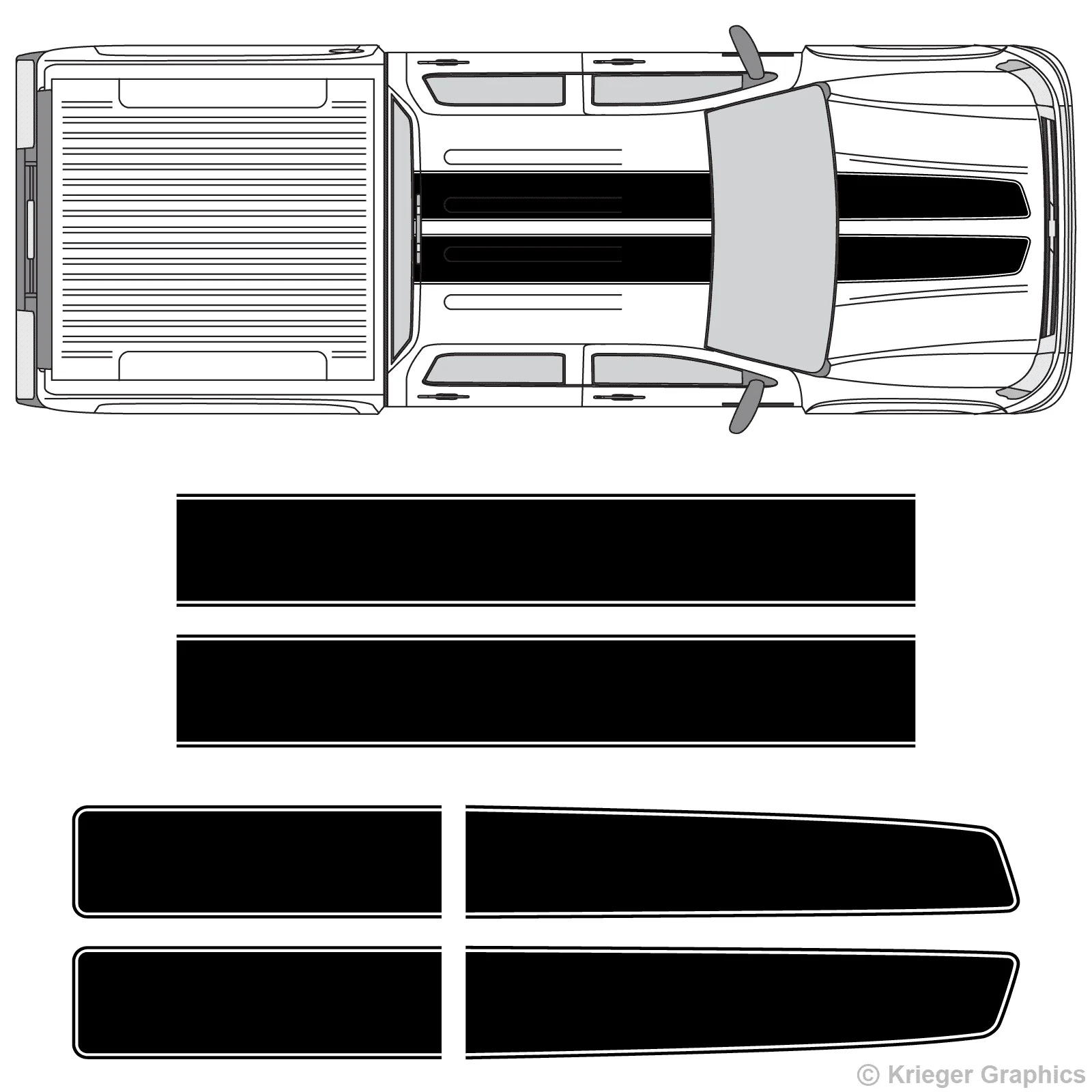 Для 1 набора Chevy Silverado Sierra EZ Rally Racing Stripe виниловые полосатые наклейки графика