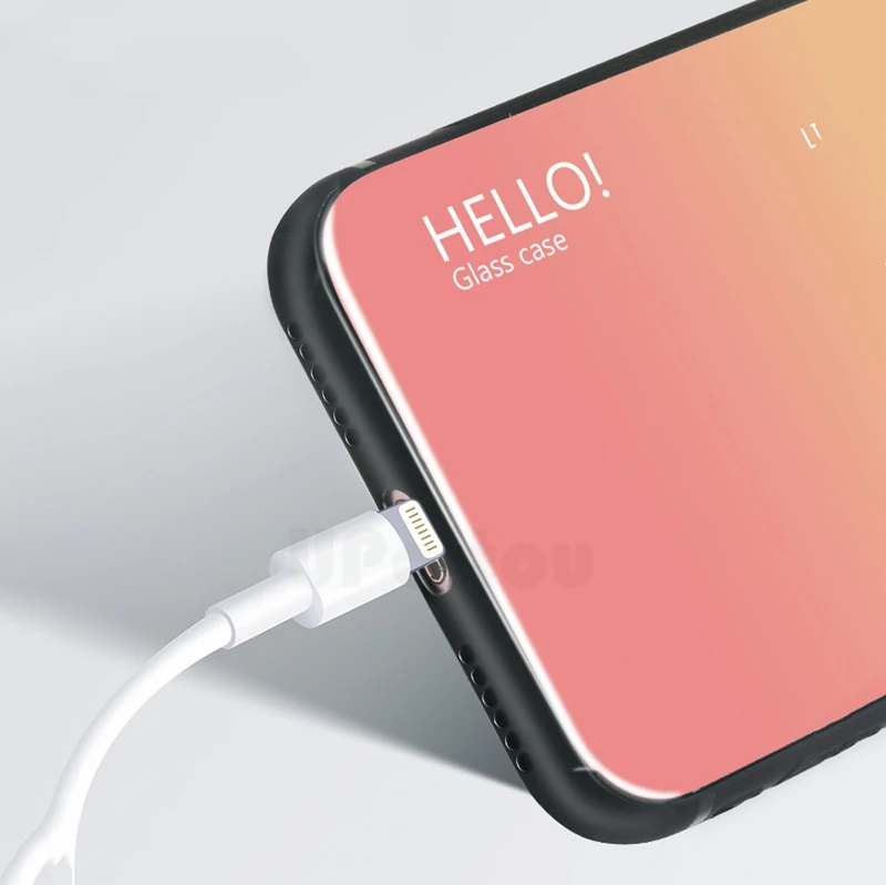 Чехол из закаленного стекла UPaitou для Samsung Galaxy J7 J6 J4 Plus роскошный чехол