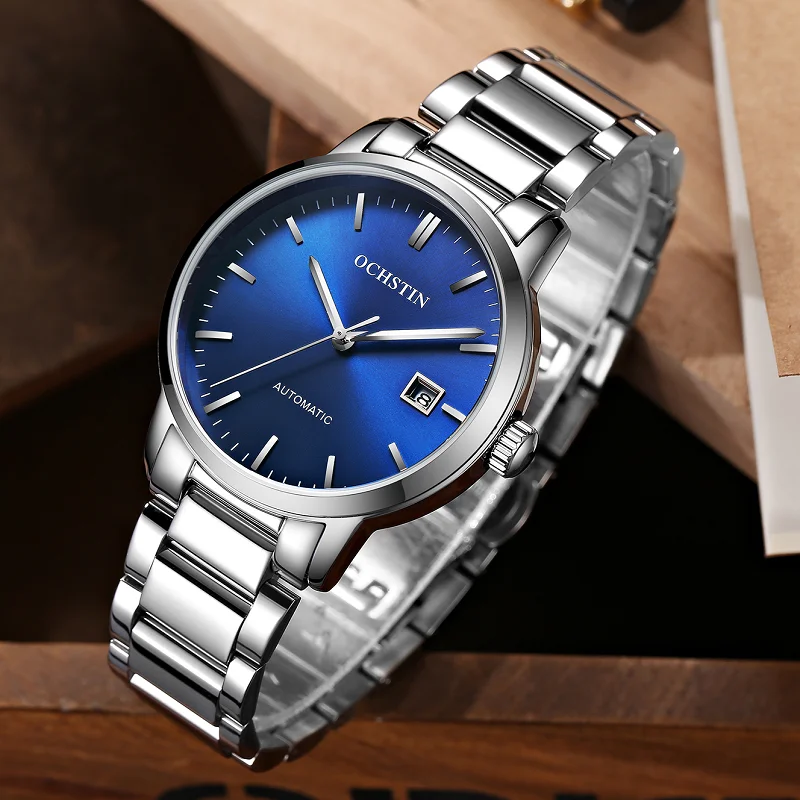 Мужские часы люксовый Топ бренд OCHSTIN 2018 модные механические мужские повседневные