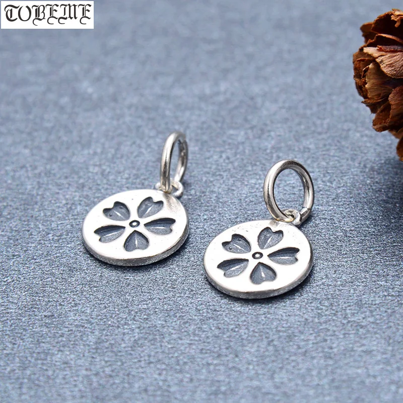 

100% серебряный браслет, Очаровательные Подвески в форме сердца, ювелирные изделия «сделай сам», Маленькая подвеска