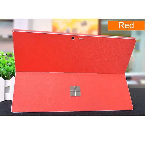 Red Защитная пленка для microsoft Surface Go 1" мягкая пленка для планшета защитная задняя Мембрана для surface pro 3 4 5 6 12,3" чехол для ноутбука - Цвет: Red