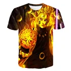 Футболка детская с мультяшным принтом, на Возраст 4-14 лет