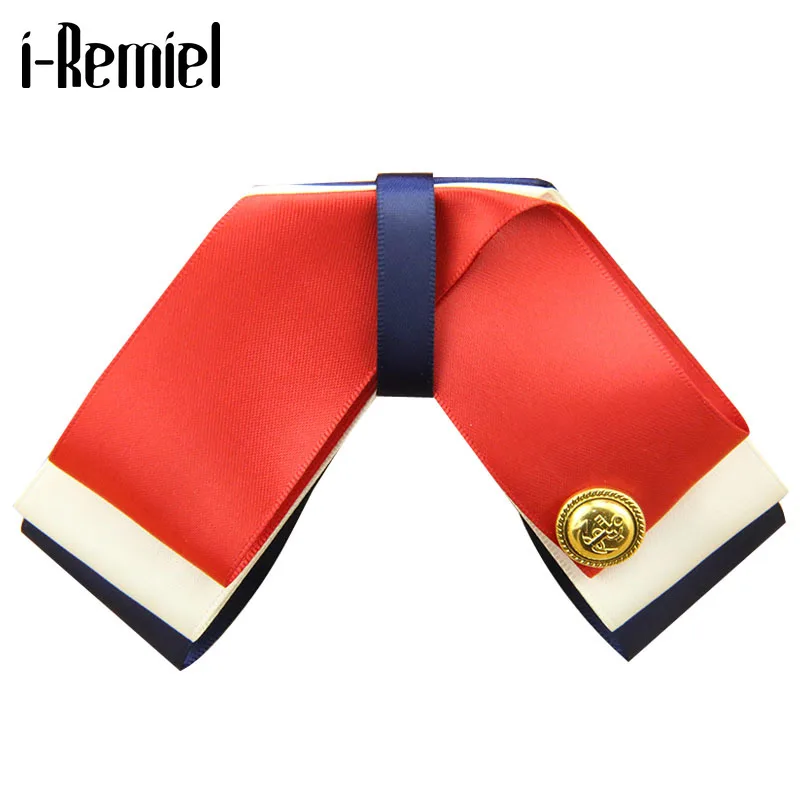 I Remiel цветок лента брошь для галстука бабочки женщин стюардесса рубашка костюм