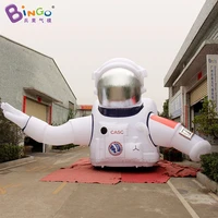 Customized inflatable astronaut with LED lighting  half body cosmonaut balloons- toys