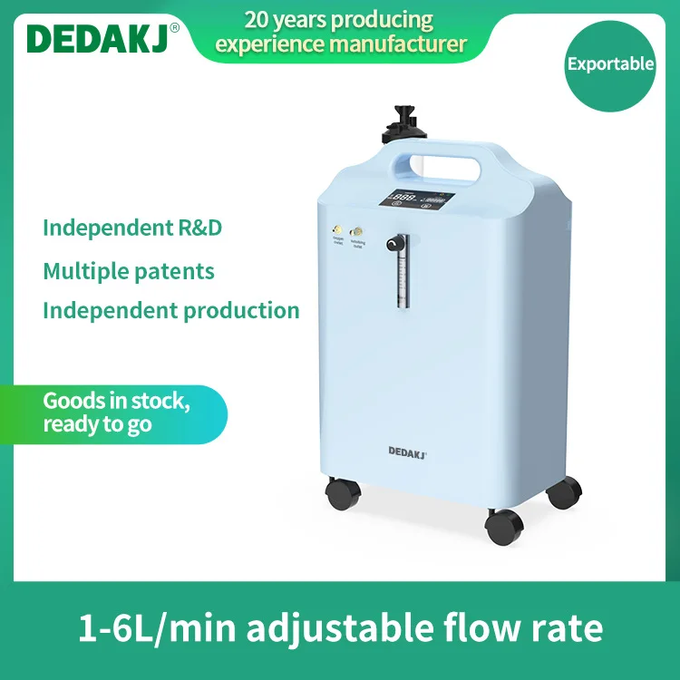 

DEDAKJ DE-Y5AW Imported Molecular Sieve Medical Concentrator Oxygen Nebulizer 5L 93% concentration medical oxygen generator
