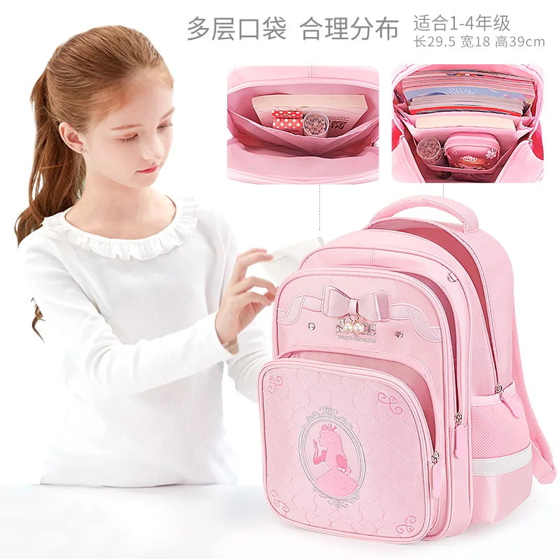 

Original Disney Schoolbag Primary School Girl Girl Princess 6-10 Years Old Children's Backpack SA80021