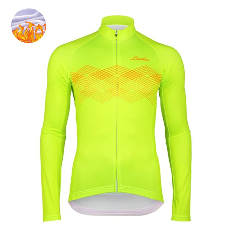

Limkoo Maillot Ciclismo зимняя велосипедная одежда мужская велосипедная куртка горный велосипед теплая рубашка уличная Теплая Флисовая с длинным рук...