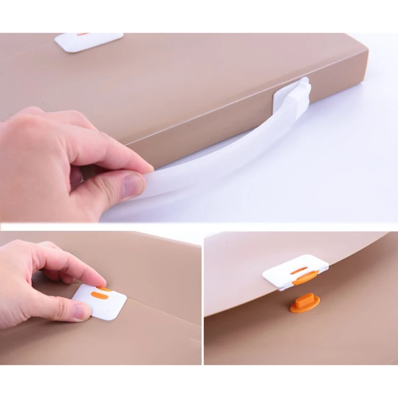 

Portable Handheld A4 Business Document Organ Bag File Folder Storage Organizer