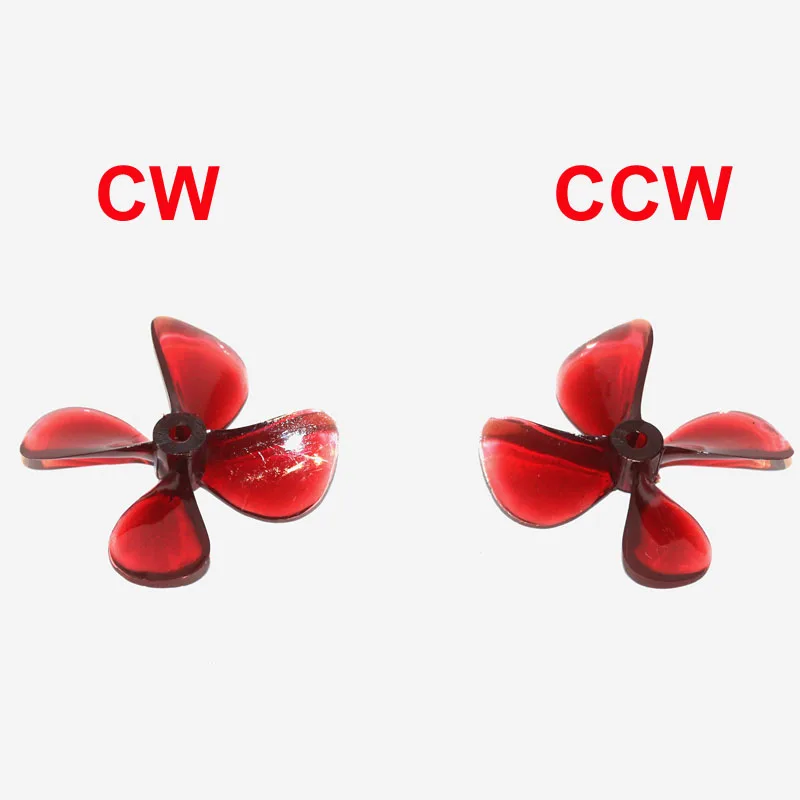 10 шт. диаметр 60 мм 4 лопасти отверстие вала пропеллера пластмассовое весло CW CCW