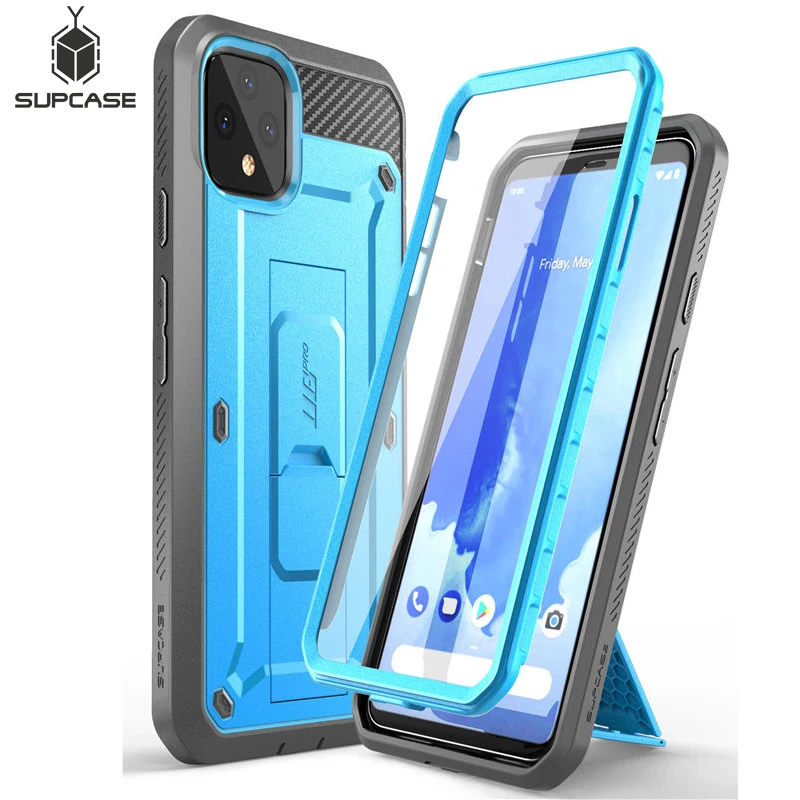 

SUPCASE For Google Pixel 4 Case (2019) UB Pro Full-Body Rugged Holster Clip Protective Cover with Built-in Screen Protector