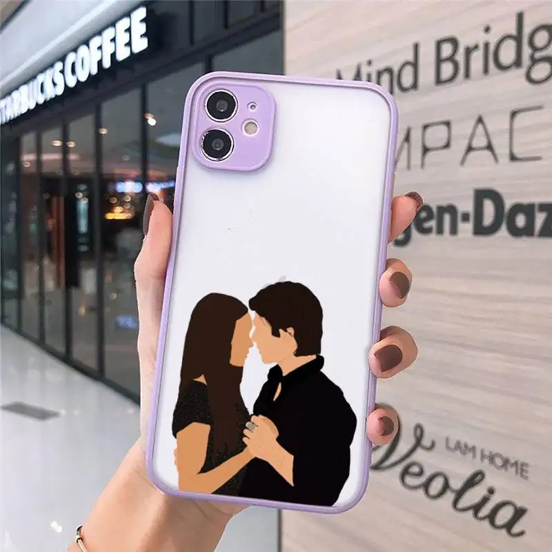 

The Vampire Diaries American TV series Phone Cases matte transparent For iphone 7 8 11 12 plus mini x xs xr pro max cover