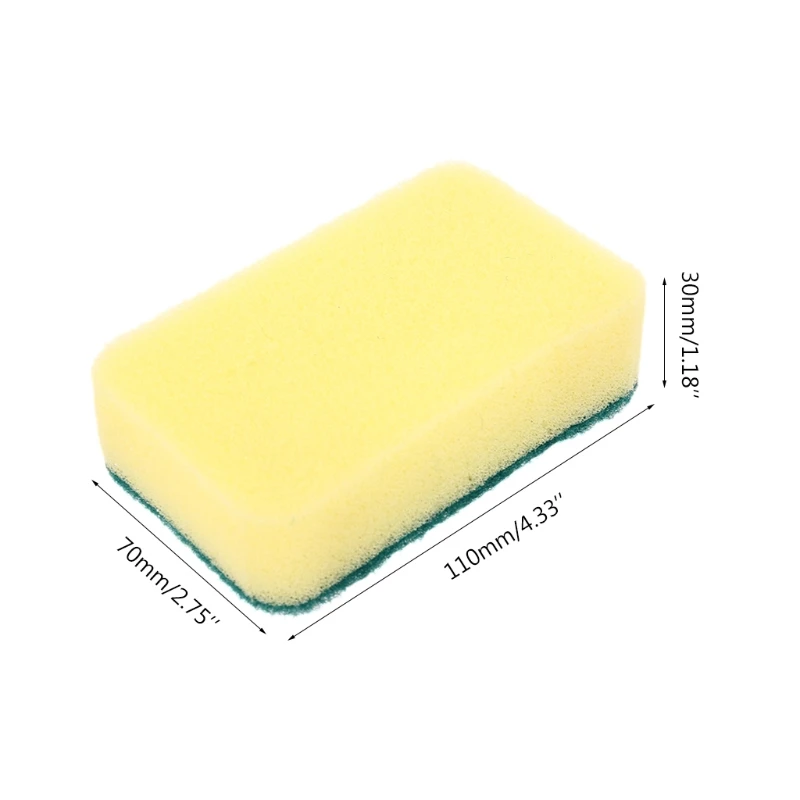 

Kitchen Household Dishwashing Sponge Brush Dual-Purpose Pot Cleaning Washing Brush for Kitchen Sink Cleaning Brush