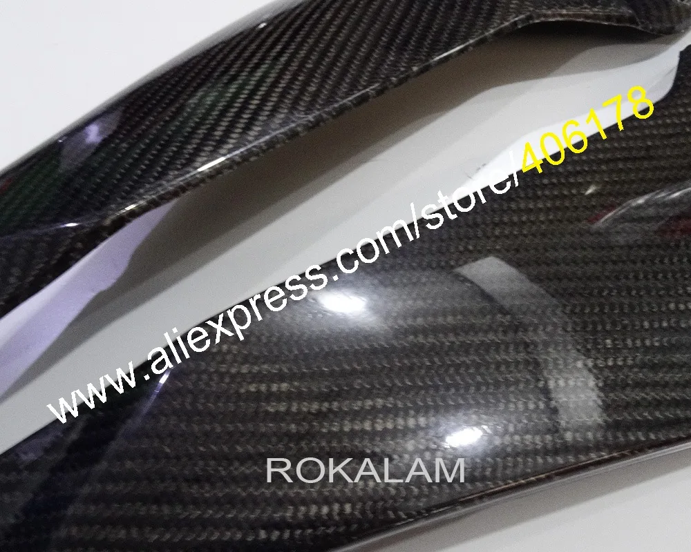 Горячая Распродажа 2 боковые крышки бака из углеродного волокна Обтекатели