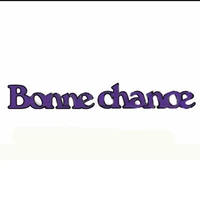 bonne chance french word die cuts for card making french word bonne chance dies scrapbooking metal cutting dies new 2019