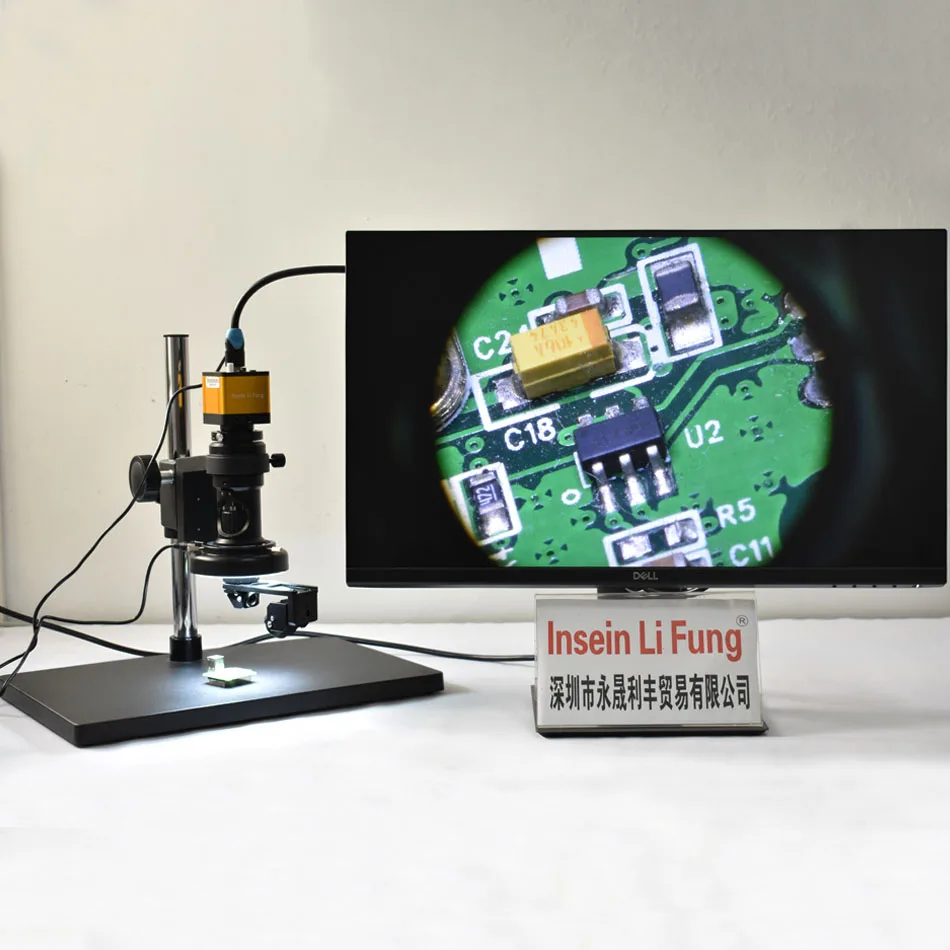 HD промышленный видео 3D микроскоп 2D переключаемая Оптическая лупа HDMI материнская плата электронный элемент