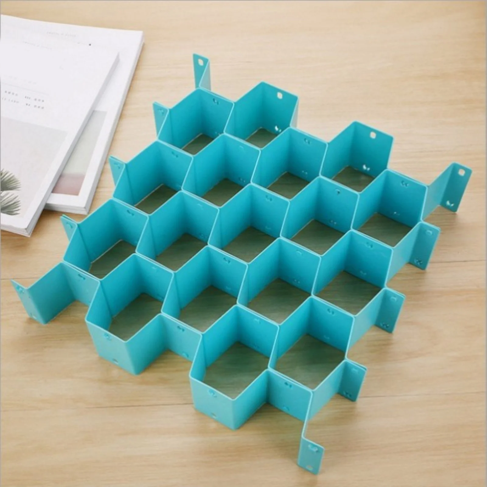 

Hot 1 Set Adjustable Drawer Organizer Honeycombs Separator DIY Divider for Underwear Socks FQ-ing