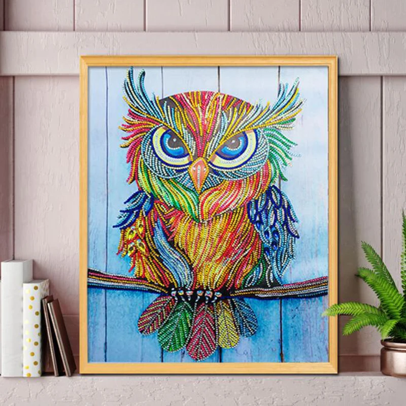 

30x40cm new special shape diamond mosaic animal 5D Diy diamond painting cross stitch butterfly embroidery diamond LD318