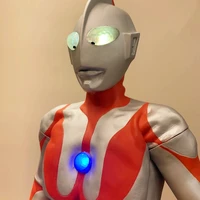50cm large size new color ultraman childrens toy joint movable doll model luminous version action figure