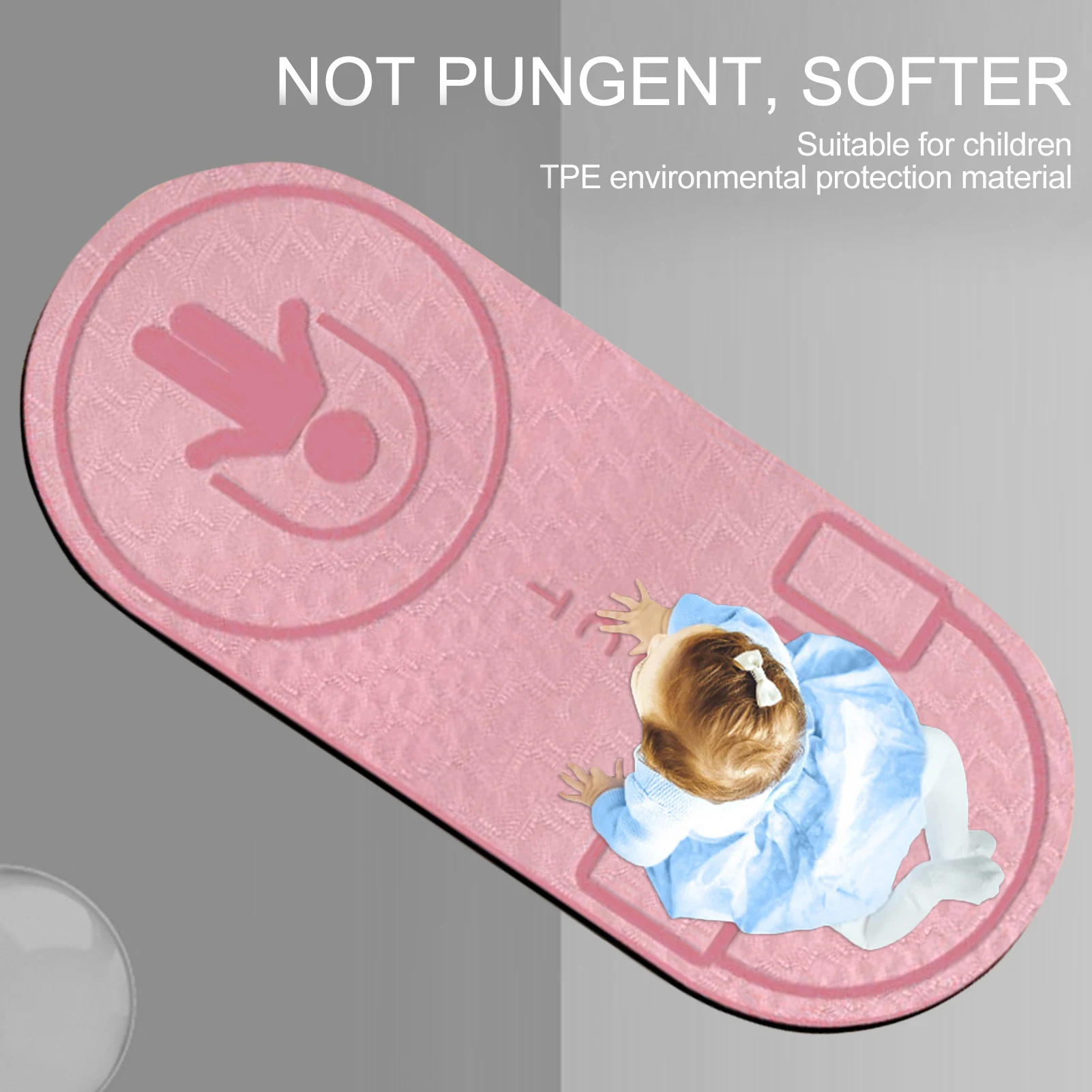 Нескользящий Коврик для йоги TPE йога коврик Скакалка пола тренировок Спортивные