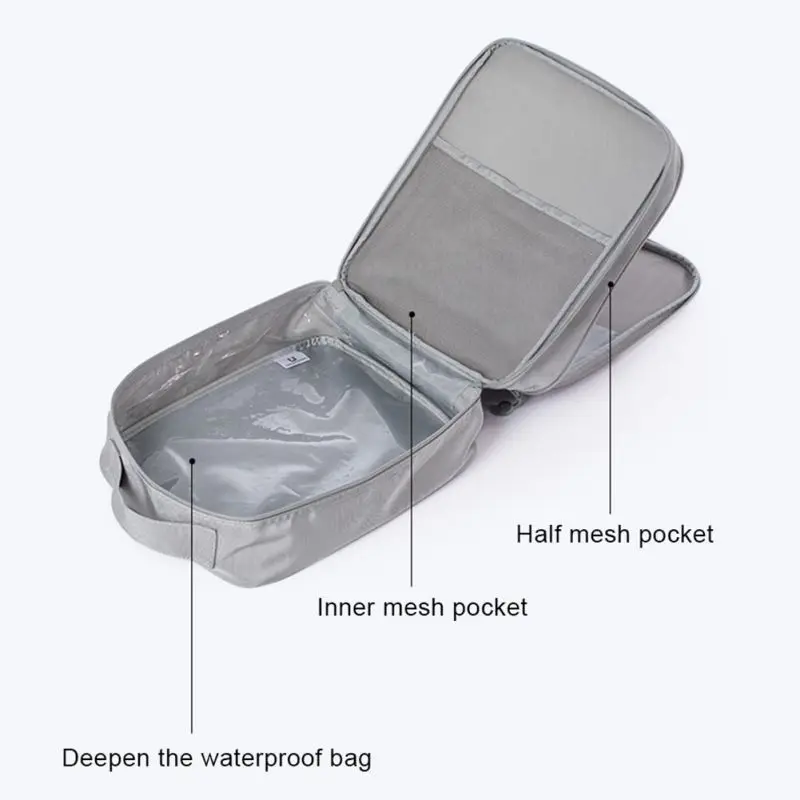 

Travel Shoes Clothing Bag Shoes Organizer Sorting Pouch Zip Lock Home Storage Waterproof Bag Shoe Sorting Pouch