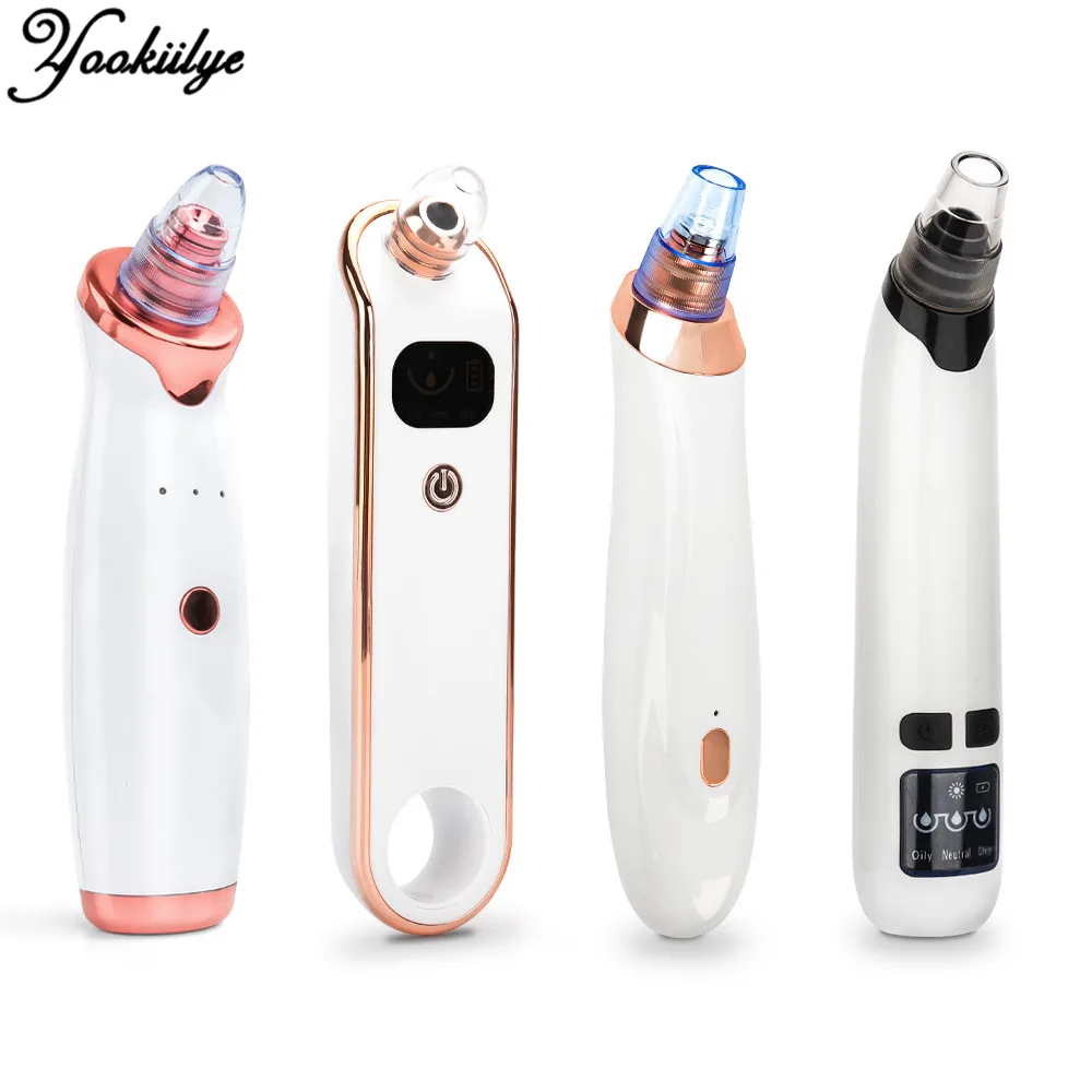 

Blackhead Vacuum Extractor Electric Acne Remover Point Noir Tool Black Spots Pore Cleaner Skin Care Facial Pore Cleaner Machine